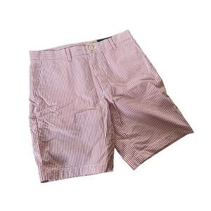 Vineyard‎ Vines red and white striped breaker short coastal beach cruise boating